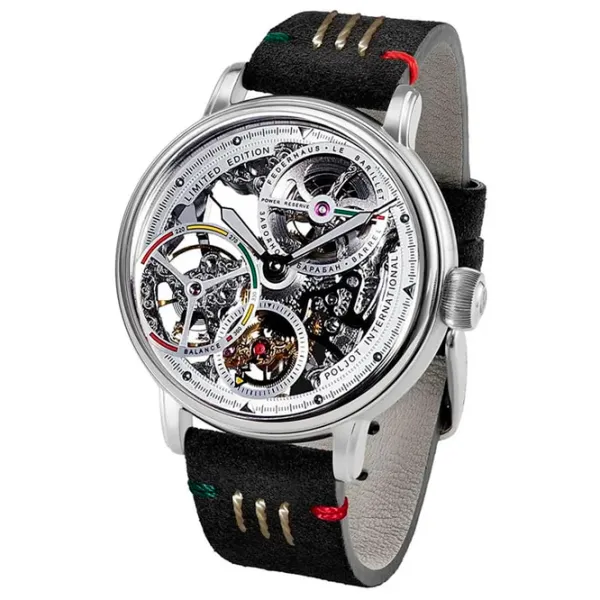 Ceas de mână pentru bărbați Poljot International 9910.1942111 Mecanic / 43 mm photo 1 Ceas de mână pentru bărbați Poljot International 9910.1942111 Mecanic / 43 mm photo 1