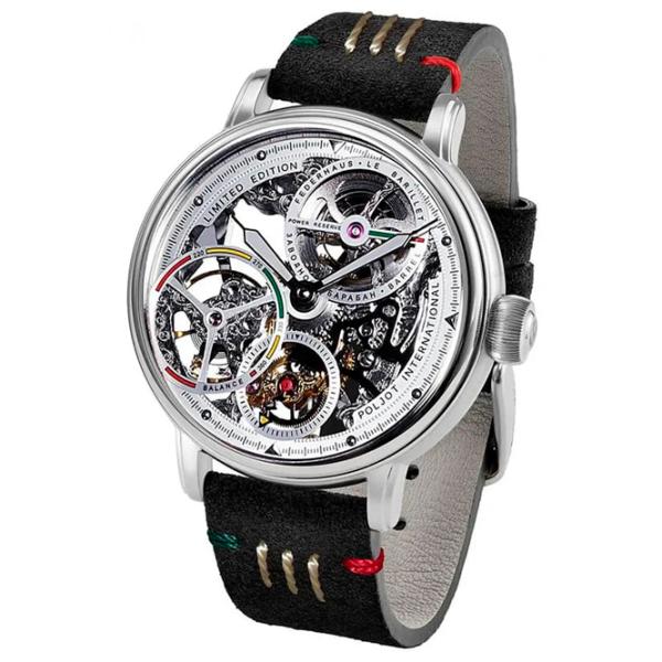 Ceas de mână pentru bărbați Poljot International 9910.1942111 Mecanic / 43 mm photo 1 Ceas de mână pentru bărbați Poljot International 9910.1942111 Mecanic / 43 mm photo 1