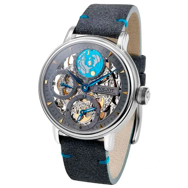 Ceas de mână pentru bărbați Poljot International 9730.2940553 Mecanic / 43 mm photo 1 Ceas de mână pentru bărbați Poljot International 9730.2940553 Mecanic / 43 mm photo 1