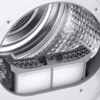 Mașină de uscat rufe Samsung DV90DG6845LKU4 9 kg/ White photo 9