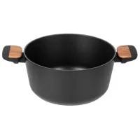 Кастрюля Resto Pot with lid 4.4л Алюминий / Черный photo 3