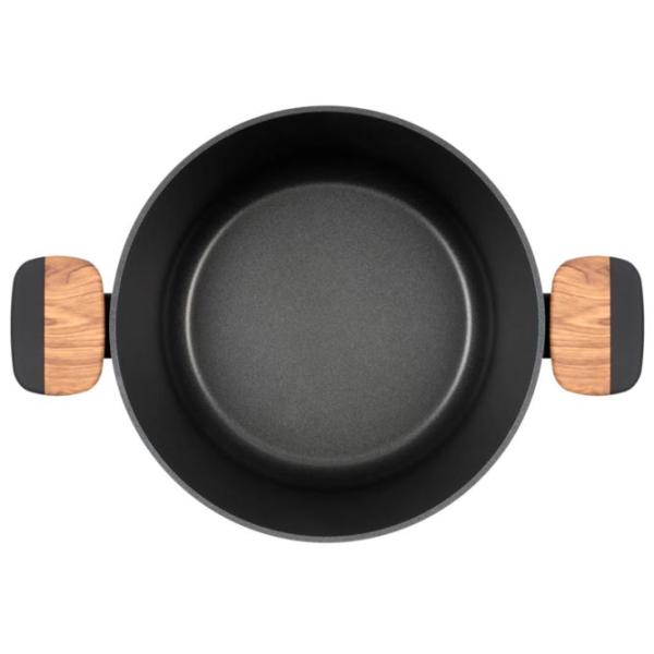 Кастрюля Resto Pot with lid 4.4л Алюминий / Черный photo 6