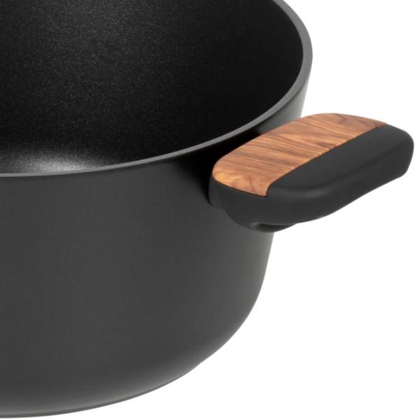 Кастрюля Resto Pot with lid 4.4л Алюминий / Черный photo 7