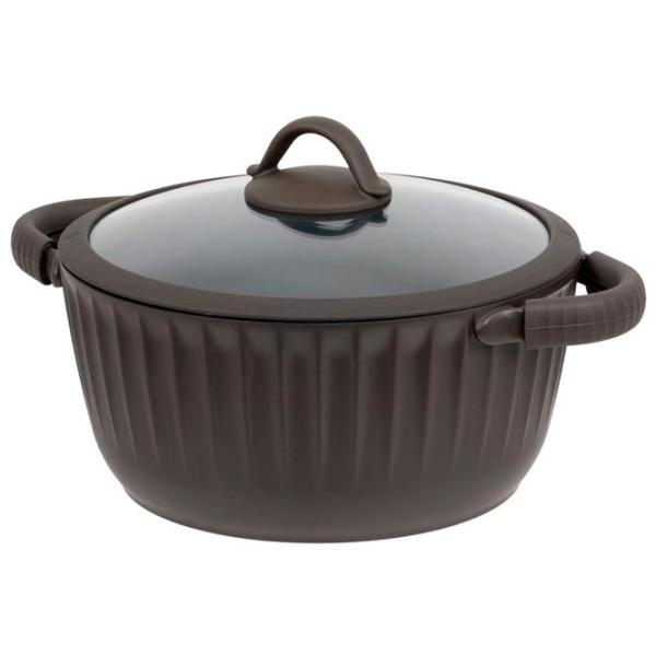 Кастрюля Resto Pot with lid 4.4л Алюминий / Коричневый photo 1