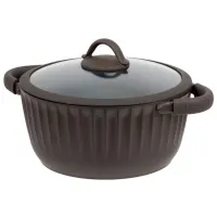 Cratiță Resto Pot with lid 4.4l Aluminiu / Brown