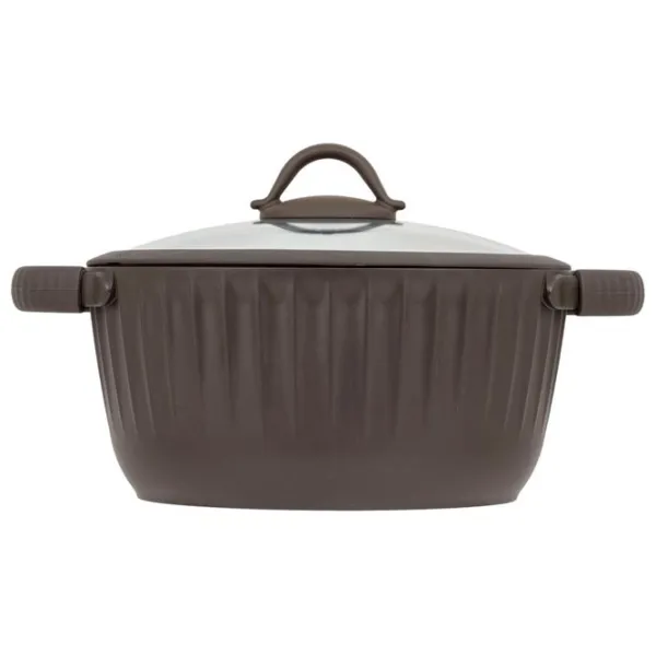 Кастрюля Resto Pot with lid 4.4л Алюминий / Коричневый photo 2