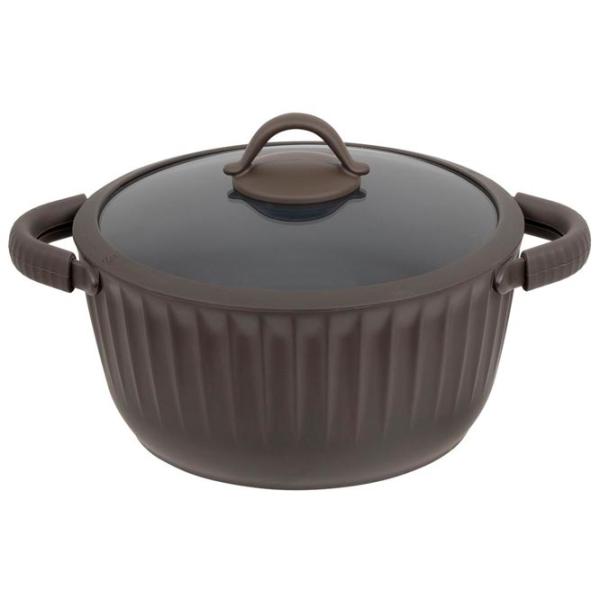 Кастрюля Resto Pot with lid 4.4л Алюминий / Коричневый photo 3