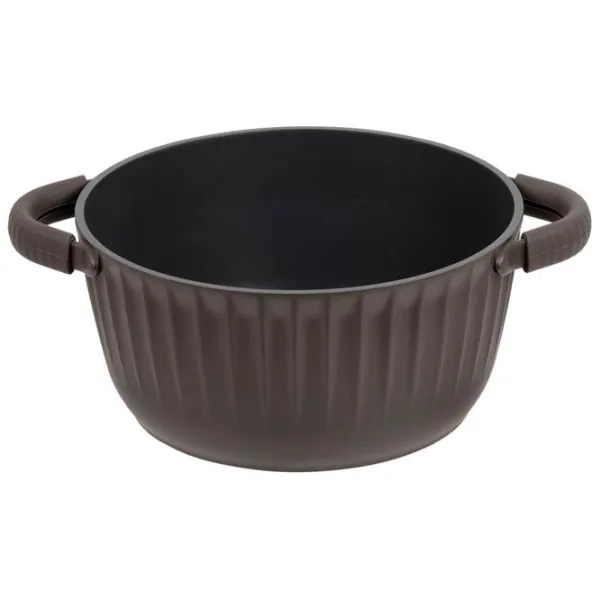 Кастрюля Resto Pot with lid 4.4л Алюминий / Коричневый photo 4