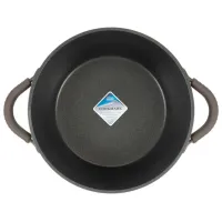 Кастрюля Resto Pot with lid 4.4л Алюминий / Коричневый photo 6