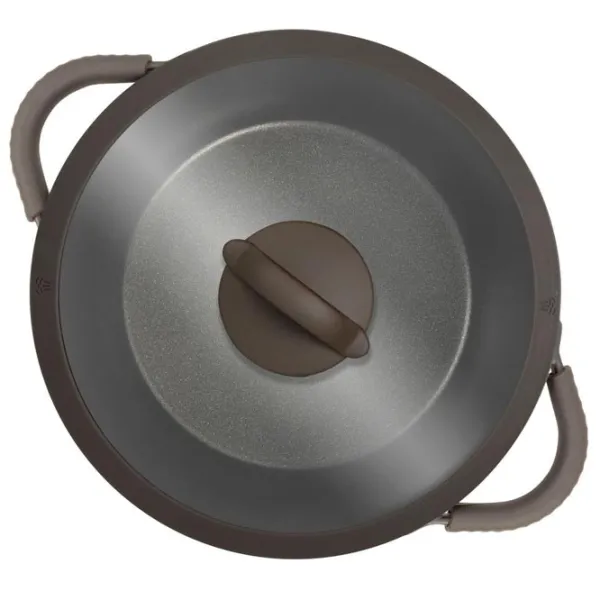 Кастрюля Resto Pot with lid 4.4л Алюминий / Коричневый photo 9