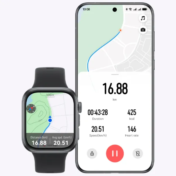 Умные часы Huawei Watch FIT 4  1.82" / 43 мм / Черный - Чёрный /  photo 8