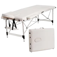 Массажный стол Costway HB87019WH Белый