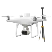 Дрон DJI Phantom 4 Multispectral + D-RTK2 GNSS Mobile Station Профессиональный / Белый
