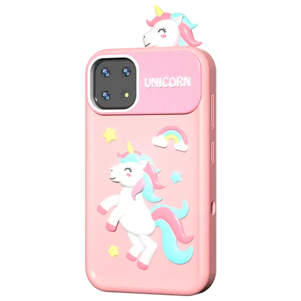 Jucărie interactivă Cute Pet Smart Phone PI Plus Unicorn  3+ / Black Pink photo 1