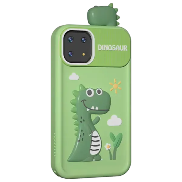 Jucărie interactivă Cute Pet Smart Phone PI Plus Dinosaur  3+ / Black Green photo 1