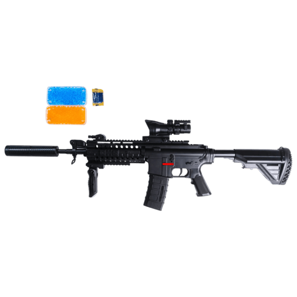 Pistol automat de jucărie Splatter Ball Gun HK416 1803 10+ / Bile gel / Black photo 1