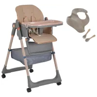 Scaun de masă Moni Lindo (MT.226453) / 6 luni / Beige 