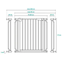 Ворота безопасности Lionelo Truus Slim Для дома photo 5
