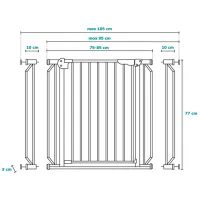Ворота безопасности Lionelo Truus Slim Для дома photo 8