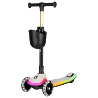 Детский трёхколёсный самокат Lionelo Mey (LN.225213) 50 кг/ Бежевый