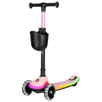 Детский трёхколёсный самокат Lionelo Mey (LN.225215) 50 кг/ Роза