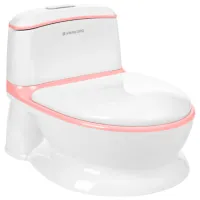Горшок Kikka Boo Flushy 31401010037 Унисекс / de la 12 pîna la 36 luni / Белый Розовый