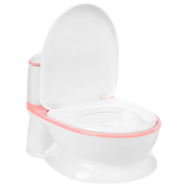 Горшок Kikka Boo Flushy 31401010037 Унисекс / de la 12 pîna la 36 luni / Белый Розовый photo 2