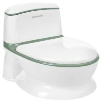 Горшок Kikka Boo Flushy 31401010034 Унисекс / de la 12 pîna la 36 luni / Белый Зеленый