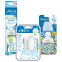 Set biberoane Dr. Brown's Options+ Unisex / 0.25l / Transparent