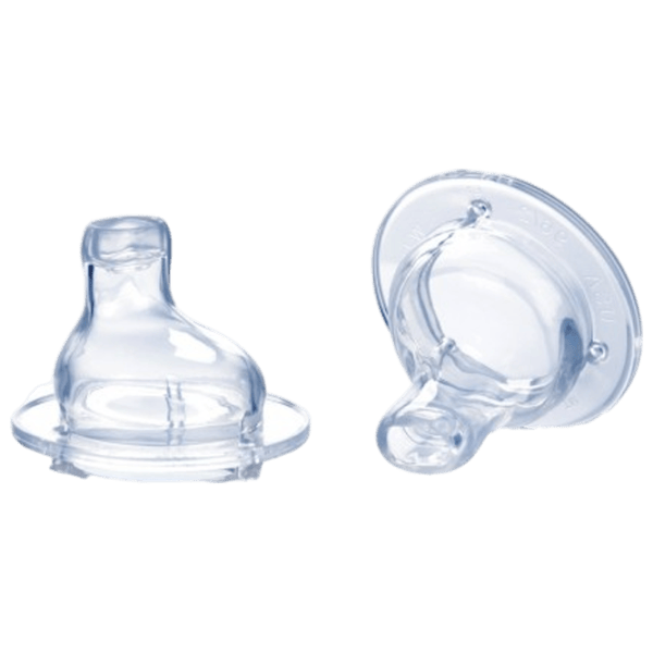 Tetină pentru biberon Nuby ID1538 Unisex / / Transparent photo 2