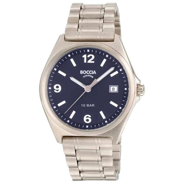Ceas de mână pentru bărbați Boccia 3663-02 Cuarț / 39 mm photo 1 Ceas de mână pentru bărbați Boccia 3663-02 Cuarț / 39 mm photo 1