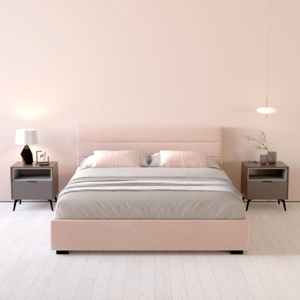 Кровать My-Style my-Amy 120 x 200 см / Фанера / Светло-розовый photo 6