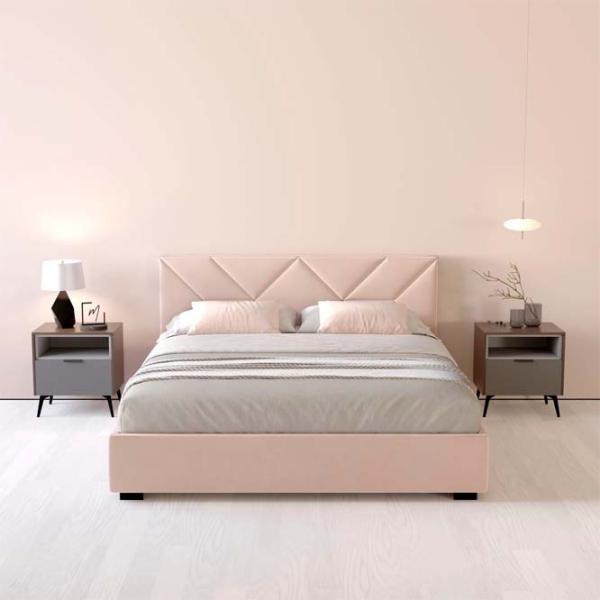 Кровать My-Style my-Nova 200 x 200 см / Фанера / Светло-розовый photo 6