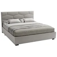 Кровать My-Style my-Leya 200 x 200 см / Фанера / Серый