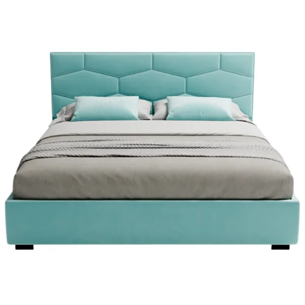 Кровать My-Style my-Leya 200 x 200 см / Фанера / Голубой photo 2