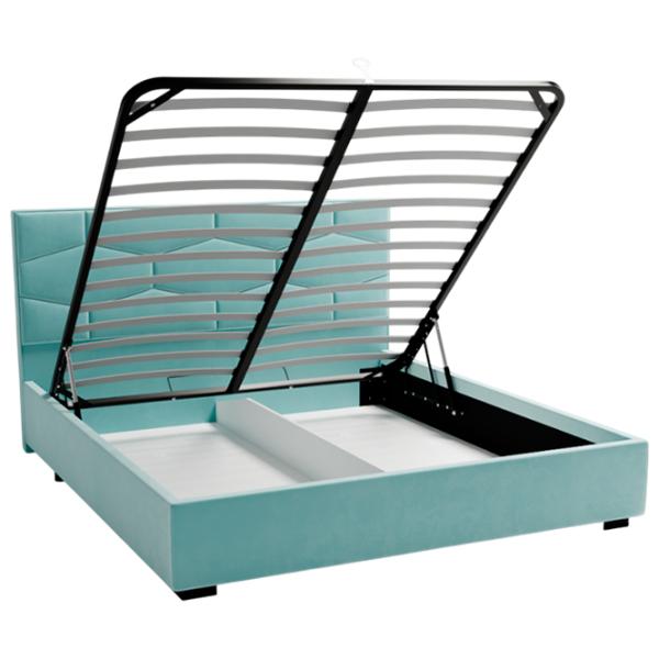 Кровать My-Style my-Leya 200 x 200 см / Фанера / Голубой photo 4