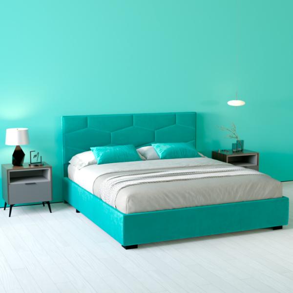 Кровать My-Style my-Leya 90 x 200 см / Фанера / Бирюзовый photo 5