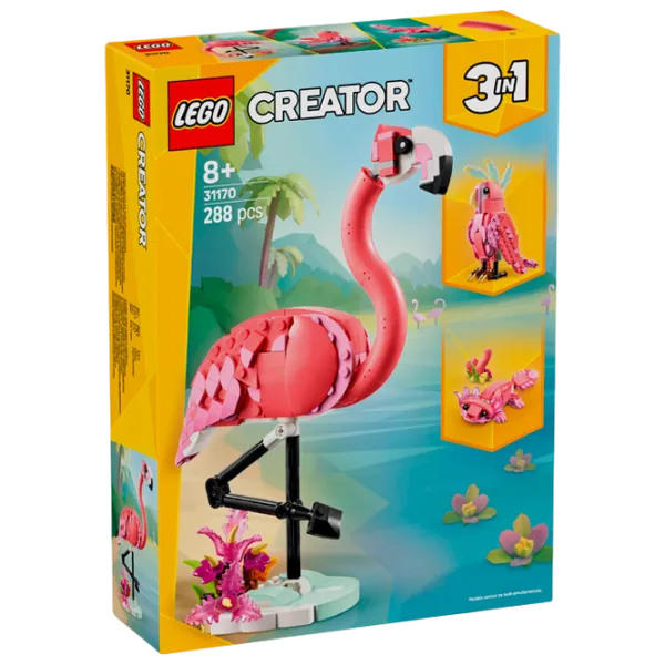 Constructor LEGO Flamingo  Clasic/ Pink photo 1