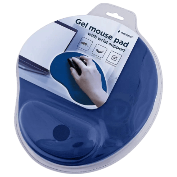 Covoraș pentru mouse Gembird MP-GEL-B Blue photo 2