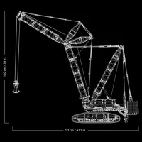 Constructor cu telecomandă LEGO Liebherr LR 13000 Clasic/ Yellow photo 8