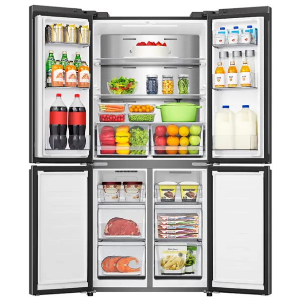 Frigider Hisense RQ5P470SALE cu congelator jos 483 l / 178.5 cm / Black photo 3