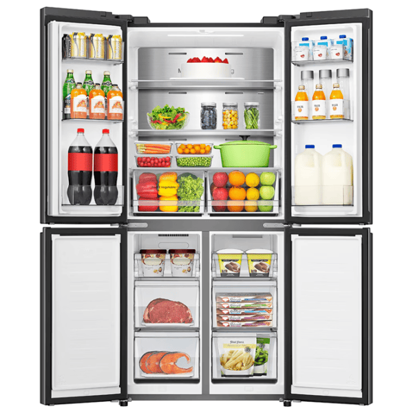 Frigider Hisense RQ5P470SALE cu congelator jos 483 l / 178.5 cm / Black photo 3
