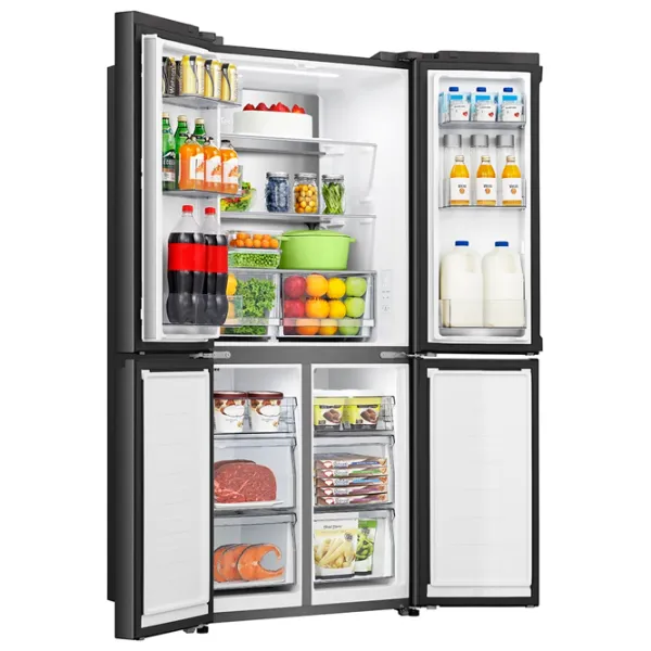 Frigider Hisense RQ5P470SALE cu congelator jos 483 l / 178.5 cm / Black photo 4