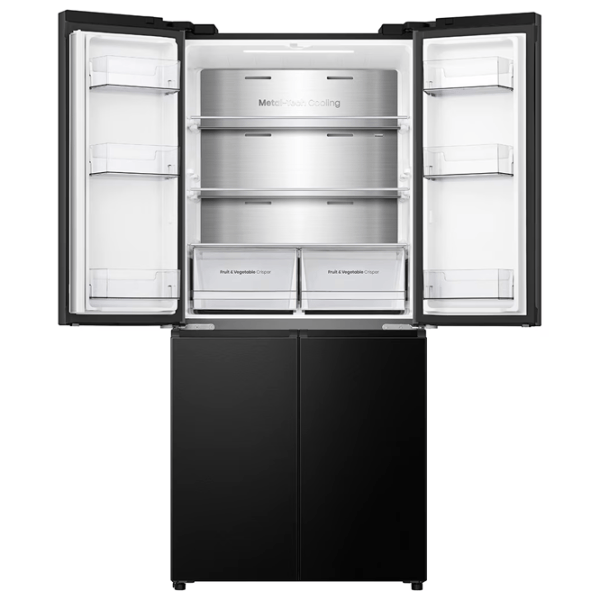 Frigider Hisense RQ5P470SALE cu congelator jos 483 l / 178.5 cm / Black photo 6