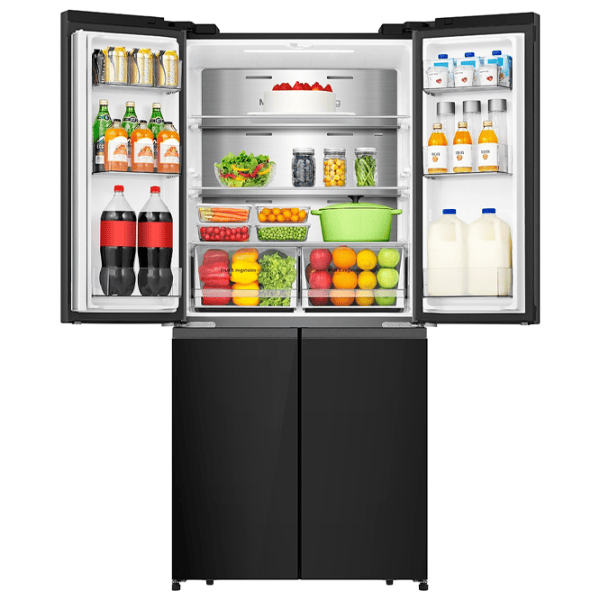 Frigider Hisense RQ5P470SALE cu congelator jos 483 l / 178.5 cm / Black photo 7