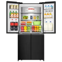 Frigider Hisense RQ5P470SALE cu congelator jos 483 l / 178.5 cm / Black photo 7