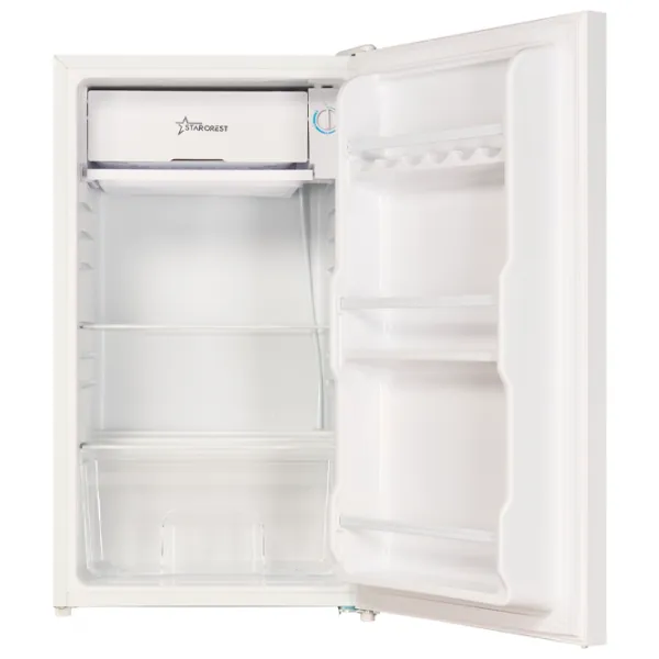 Frigider Starcrest SF-91GLS-WHE cu congelator sus 91 l / 83 cm / White Glass photo 2