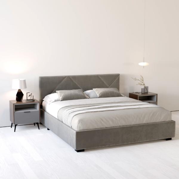 Кровать My-Style my-Mary 140 x 200 см / Фанера / Тёмно-серый photo 5
