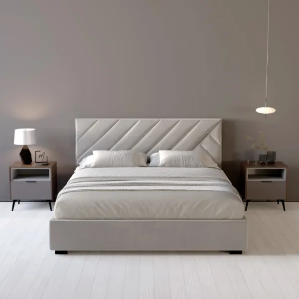 Кровать My-Style my-Mary 200 x 200 см / Фанера / Серый photo 6