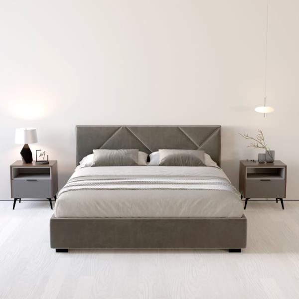 Кровать My-Style my-Mary 160 x 200 см / Фанера / Тёмно-серый photo 6